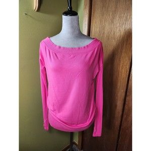 Athleta Hot Pink Long Sleeve Shirt Size S B#5